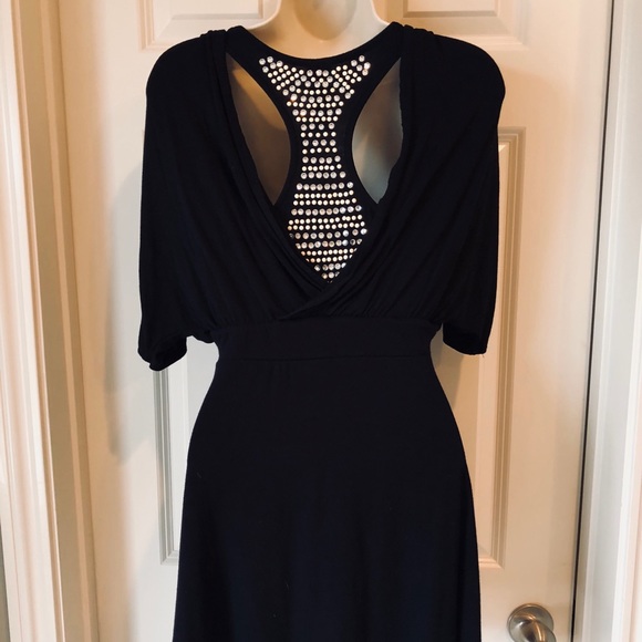 Black top w/ Rhinestone studs size M - Picture 8 of 8